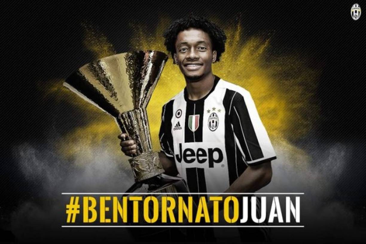 El colombiano Juan Cuadrado vuelve a la Juve tras su paso por Chelsea.