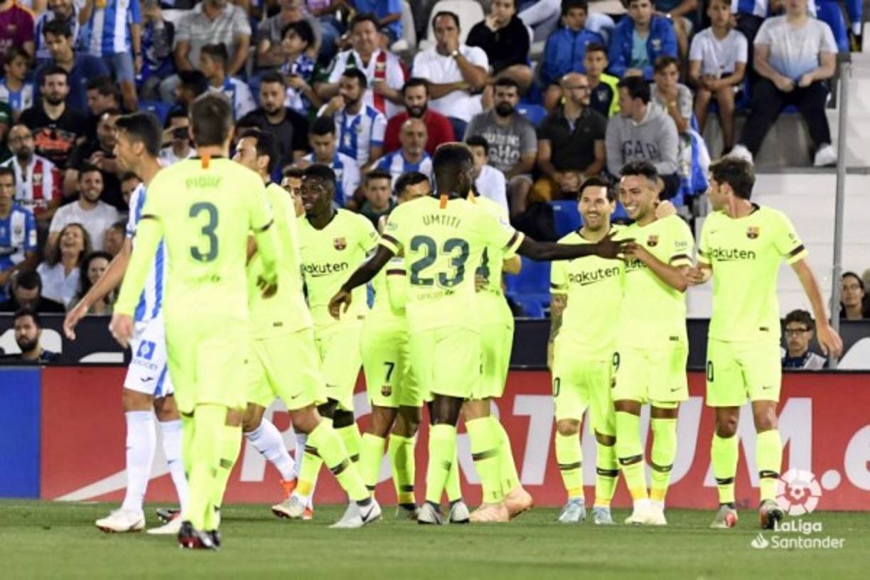 El Barcelona se adelantó temperano en el partido en Leganés con un golazo de Coutinho.