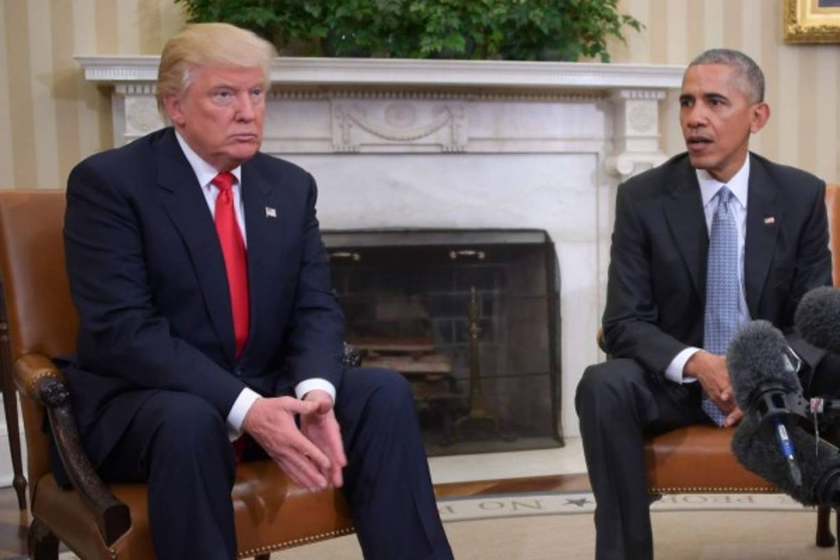 'El peor negociador'. El expresidente Barack Obama tampoco escapó a los insultos de su sucesor.