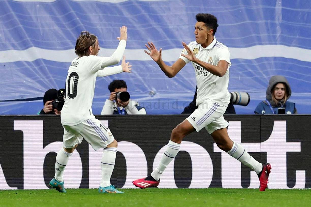 Álvaro Rodríguez le agradeció a Luka Modric por el centro para su gol.
