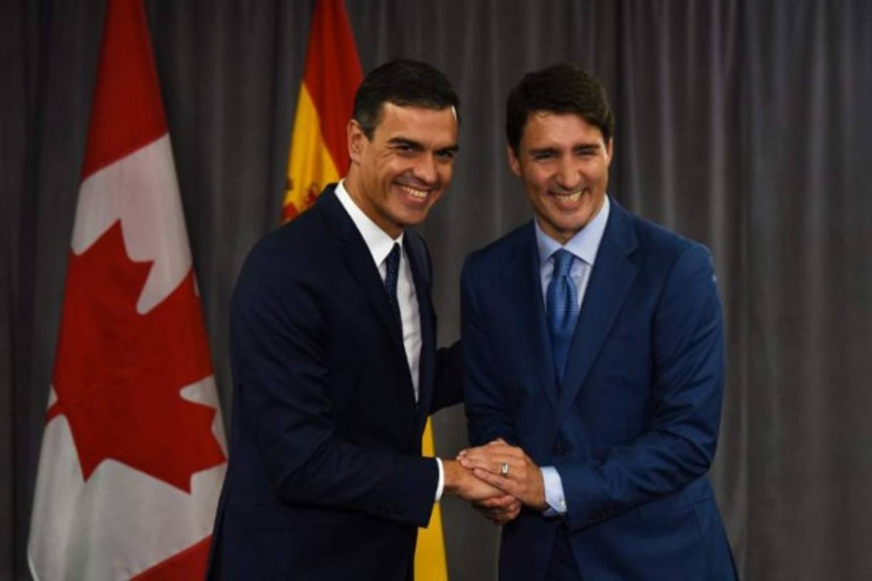 Por su parte, Trudeau se refirió a la importancia del idioma español, asunto ante el que Sánchez destacó el trabajo del Instituto Cervantes, al que calificó de 'buque insignia' de la lengua española.