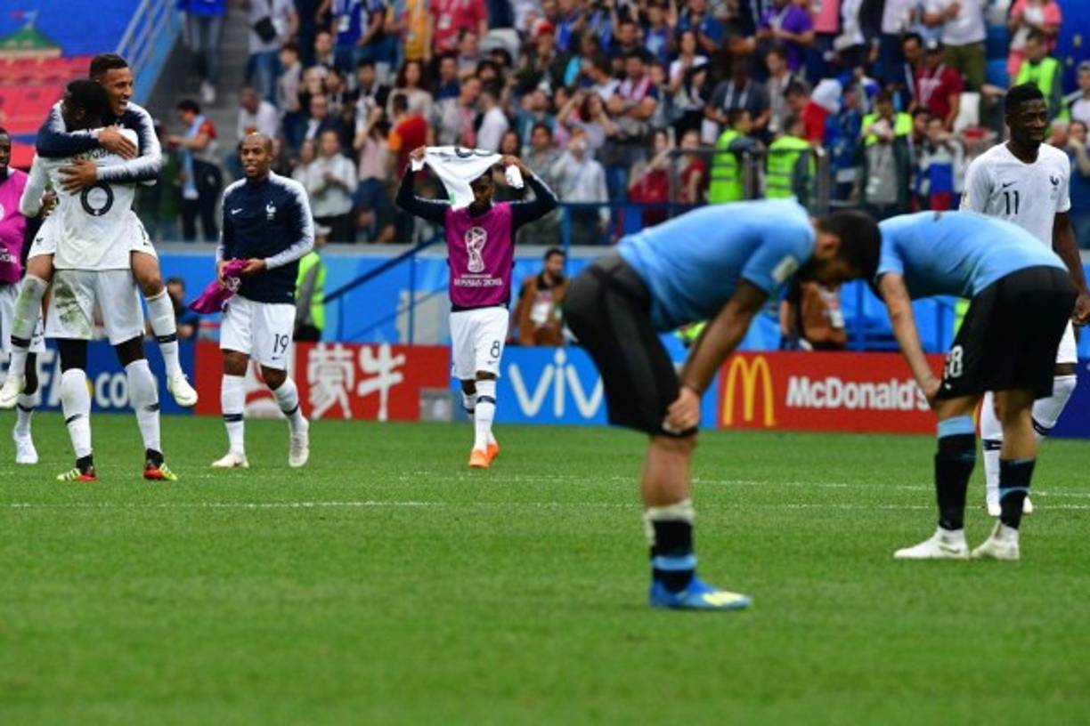 De poco sirvieron a Uruguay los cuatro triunfos que sumó antes de enfrentar a los Bleus, que confirmaron sus credenciales como candidatos a levantar en Moscú la Copa.