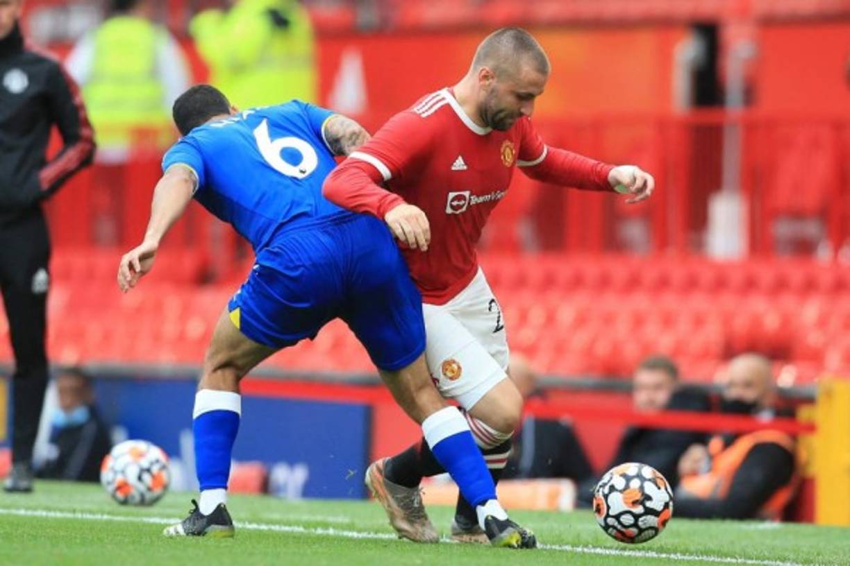 El Manchester United quiere renovar al lateral Luke Shaw. Foto AFP.