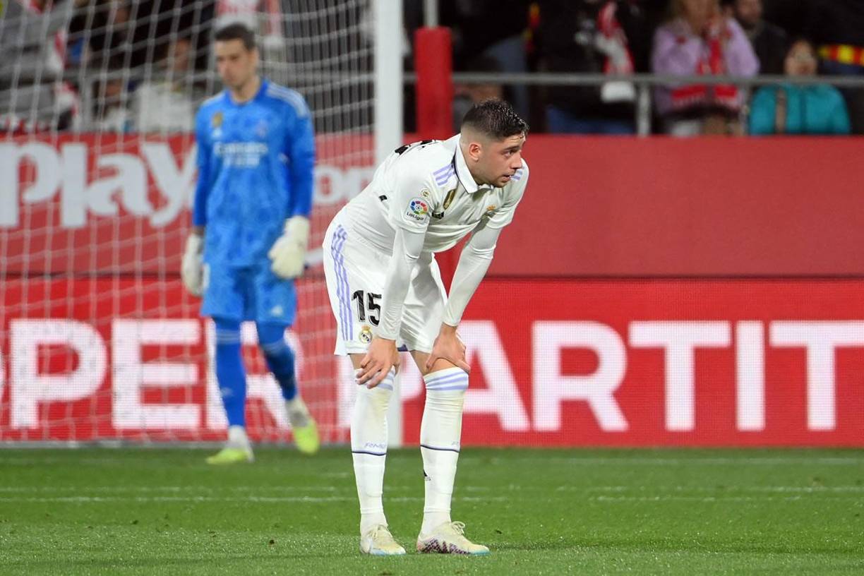 Fede Valverde también triste por la derrota del Real Madrid.
