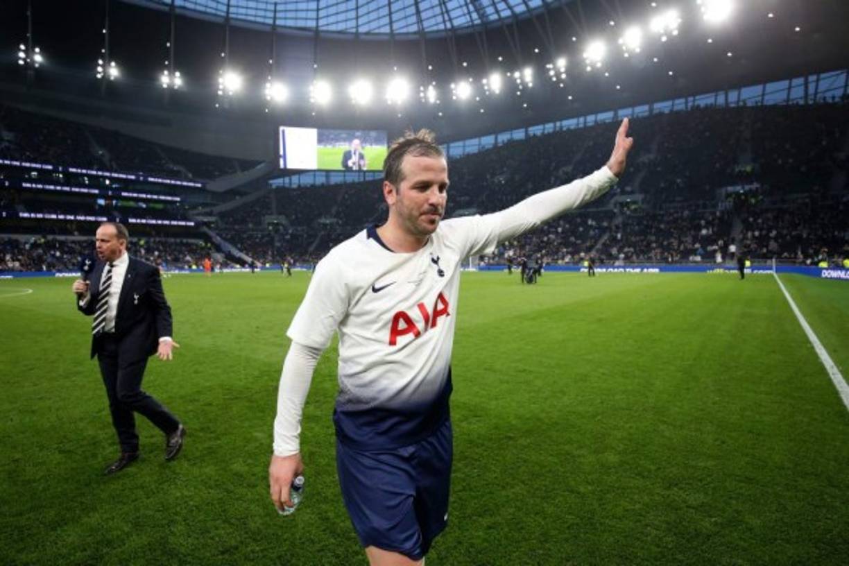 Rafael van der Vaart, ex volante holandés, estuvo presente en el partido. Jugó en su momento en Real Madrid.