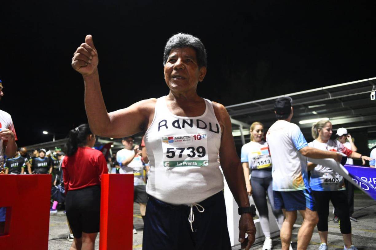 Randú sigue haciendo historia en Honduras. Ha participado en las 48 ediciones de la Maratón de Diario La Prensa.