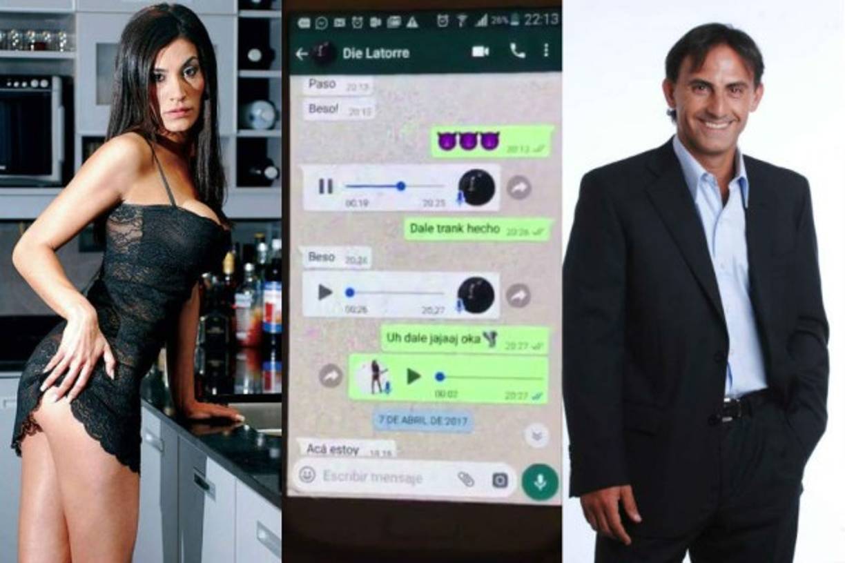 En esos audios de WhatsApp, se escucha una voz que supuestamente es del exfutbolista argentino diciéndole: 'Es tuya, gárchala bien, gárchala bien eh, sácale bien la leche, por favor te pido'.