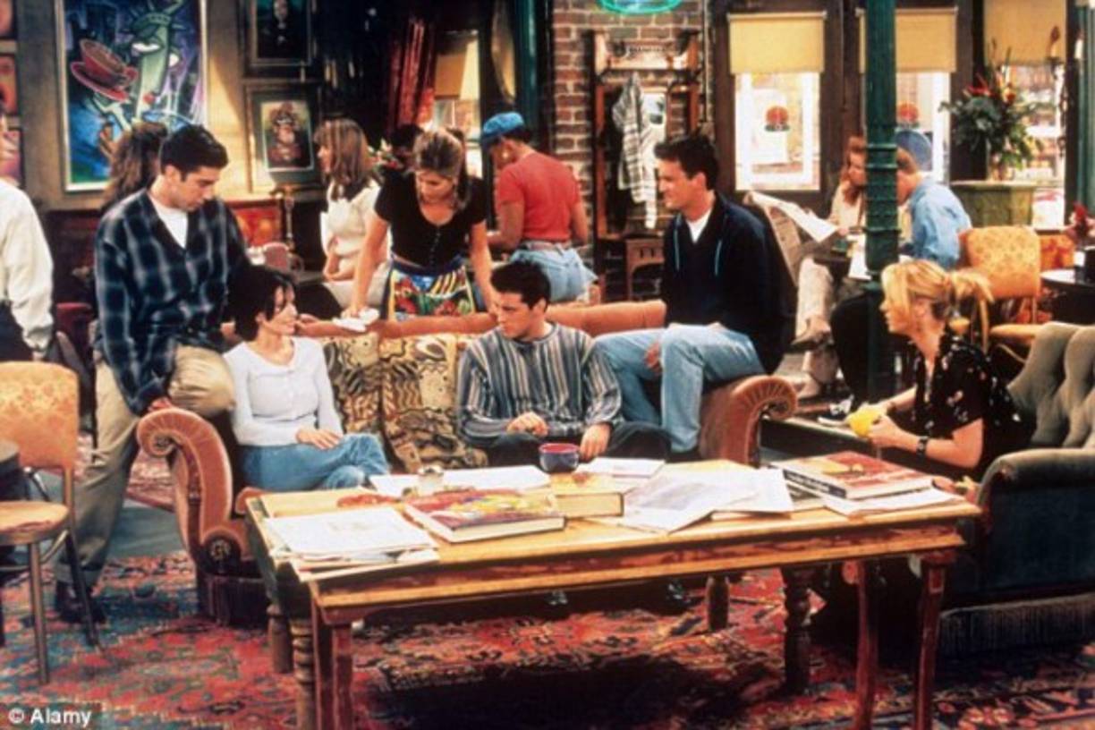 'Central Perk', el café donde los seis van a charlar y pasar el rato siempre, está basado en 'West Village', un café real de Nueva York. En la actualidad, sin embargo, 'Central Perk' se ha vuelto una exitosa franquicia con establecimientos por todo el mundo.