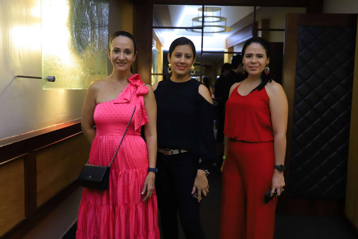 Odary Maldonado, Jacky Rubio y Celia Leonardo