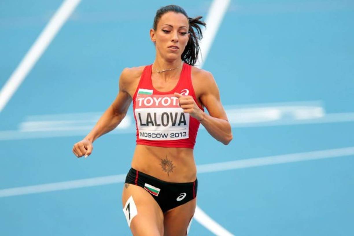 Ivet Lalova. Es una atleta búlgara especializada en pruebas de velocidad.