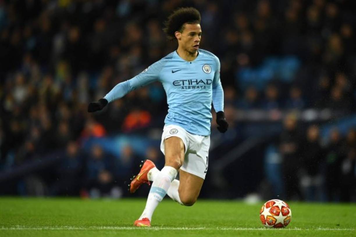 Leroy Sané cumple contrato en 2021 con el Manchester City y el Bayern Múnich, entre otros grandes, quieren tenerlo en su equipo.