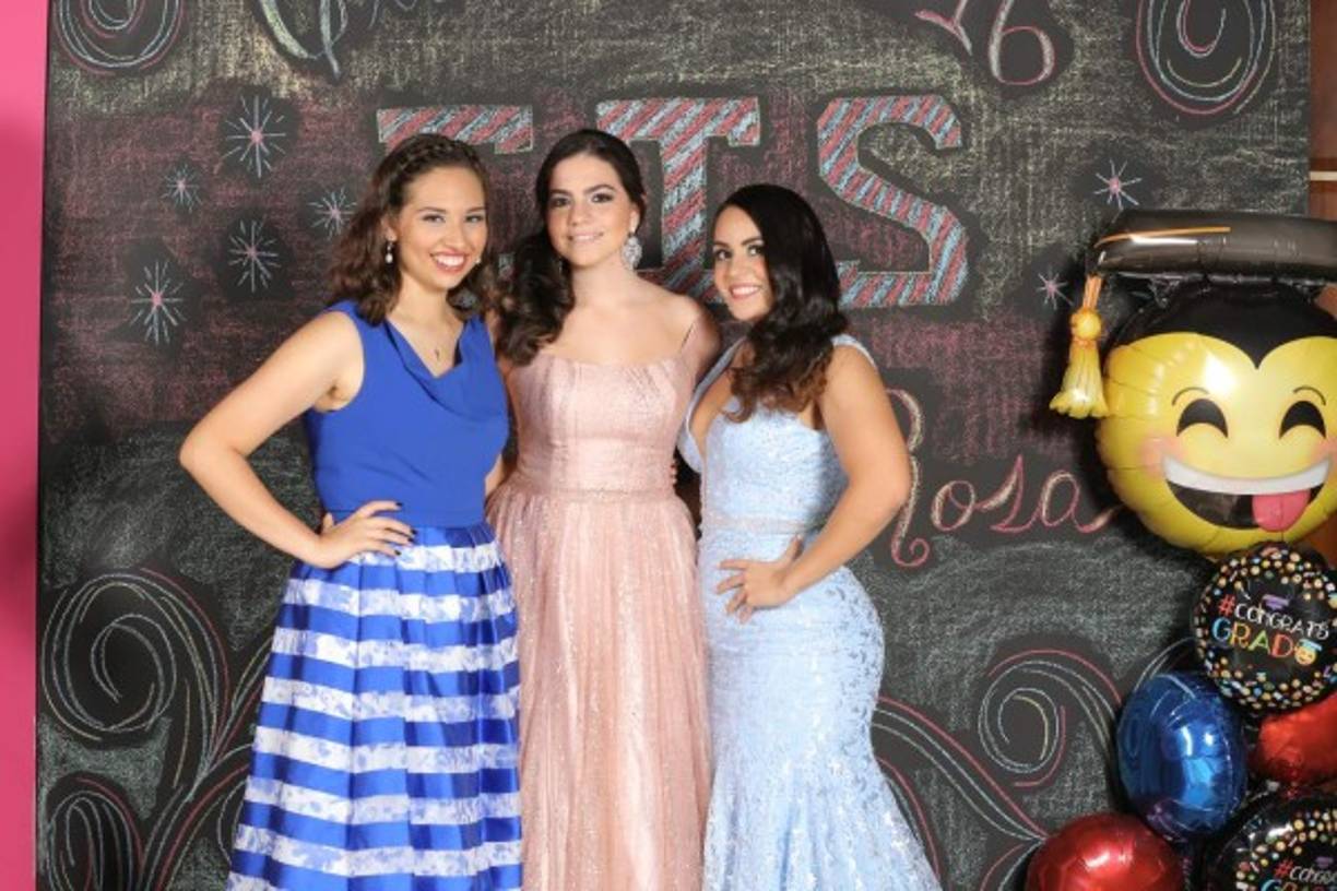 Daniela Benítez, Victoria Yibrín y Alejandra Peña.