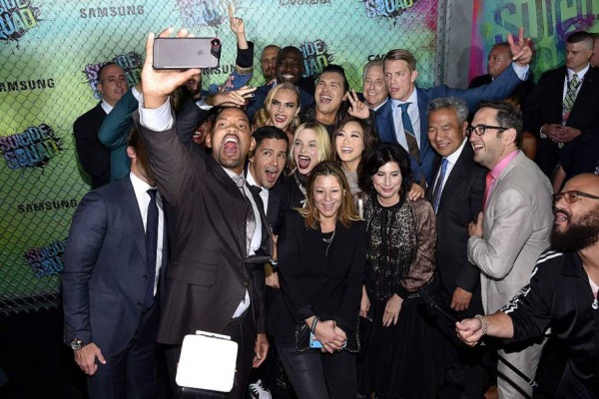 Los actores de 'Escuadrón Suicida' durante su estreno en Nueva York.