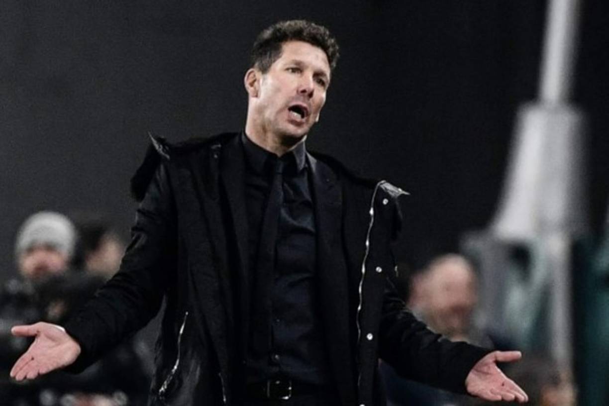 El entrenador Diego Simeone no podía creer que le habían remontado el 2-0 de la ida.