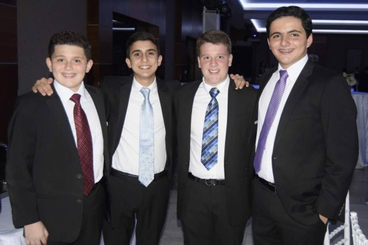 Héctor Kattán, Yamal Andonie, George Diek y Rodrigo Zummar.