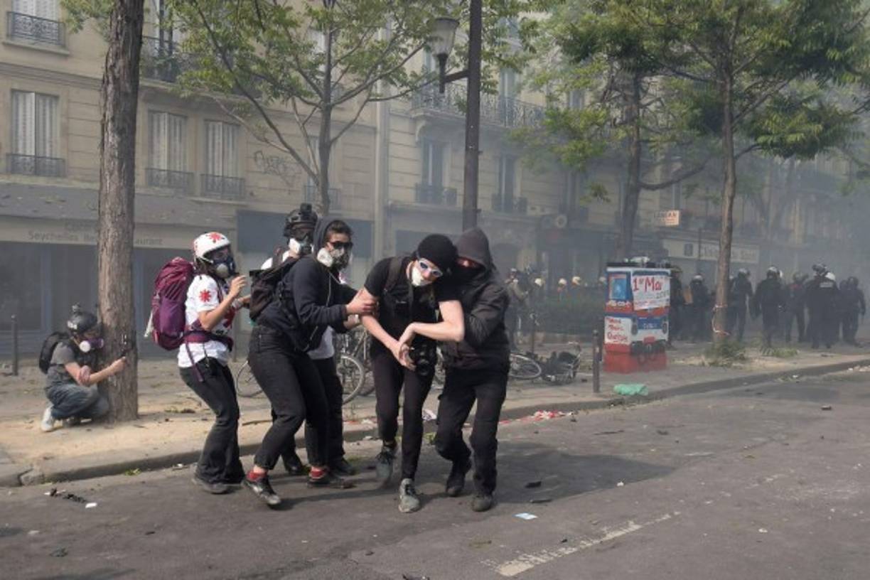 La Rotonde, en la zona de Montparnasse, en el sur, se ha convertido en una especie de 'símbolo' del poder desde que el presidente Emmanuel Macron celebró en él su paso a la segunda vuelta en las elecciones presidenciales en 2017.