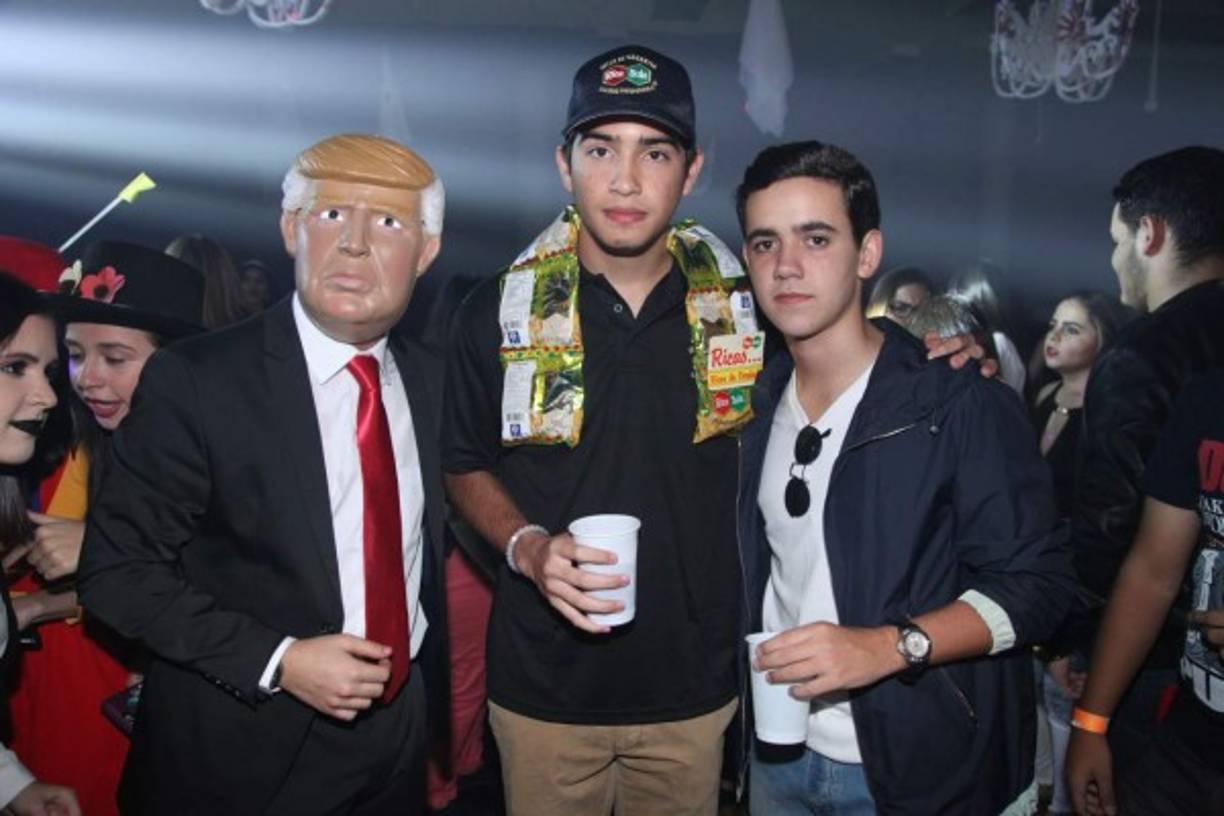 Diego Canahuati, Roberto Morales y Juan Fernández.