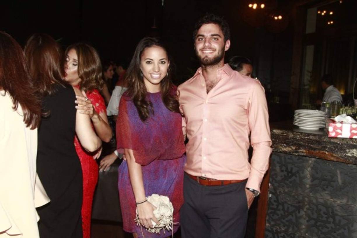 Muzzy Kafati y Alejandro Canahuati.