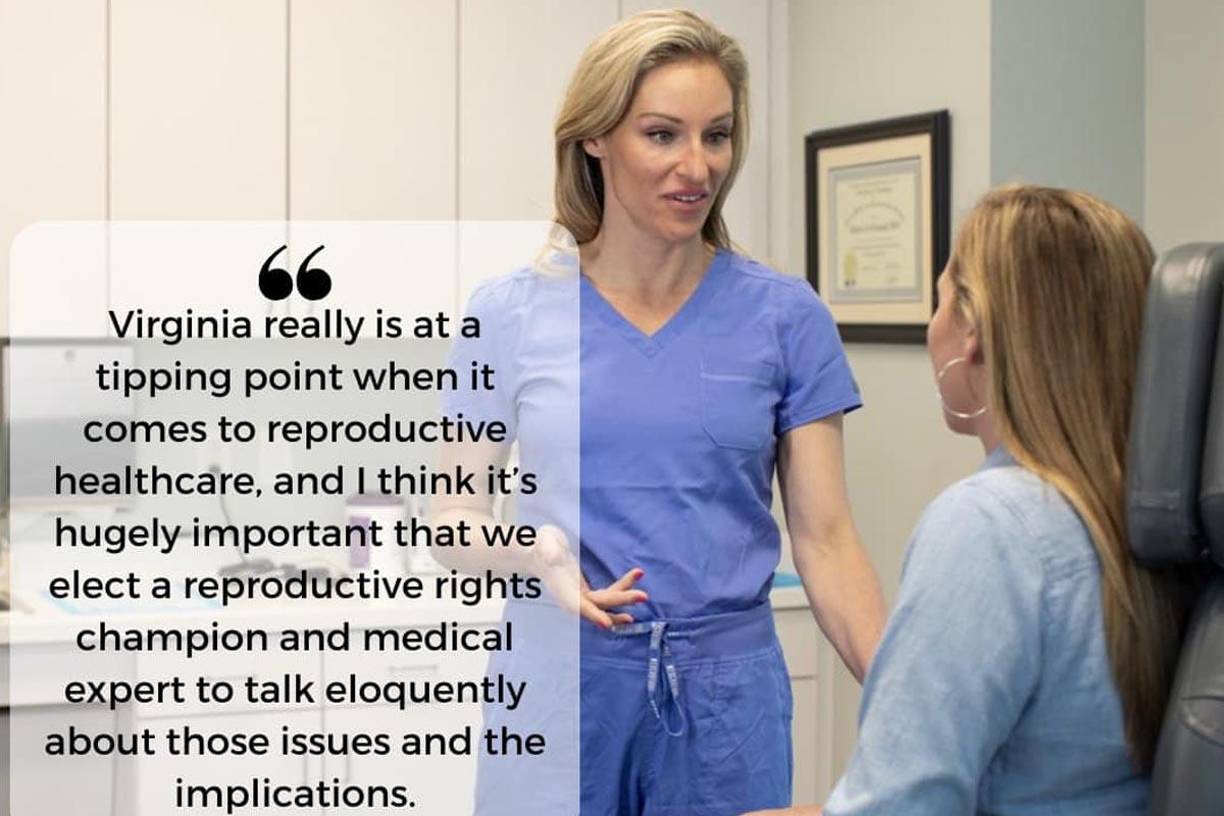  La candidatura de Gibson se presentaba como clave de cara a las elecciones estatales en Virginia.