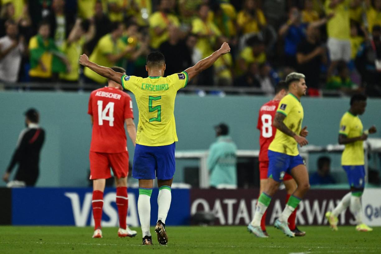 Casemiro fue uno de los héroes del partido ante Suiza.