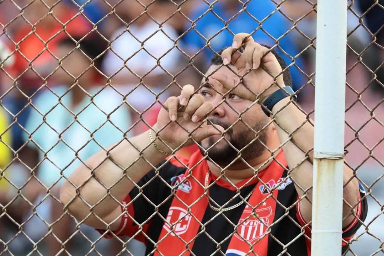 Los aficionados del Vida sufrieron con la derrota frente al Motagua.