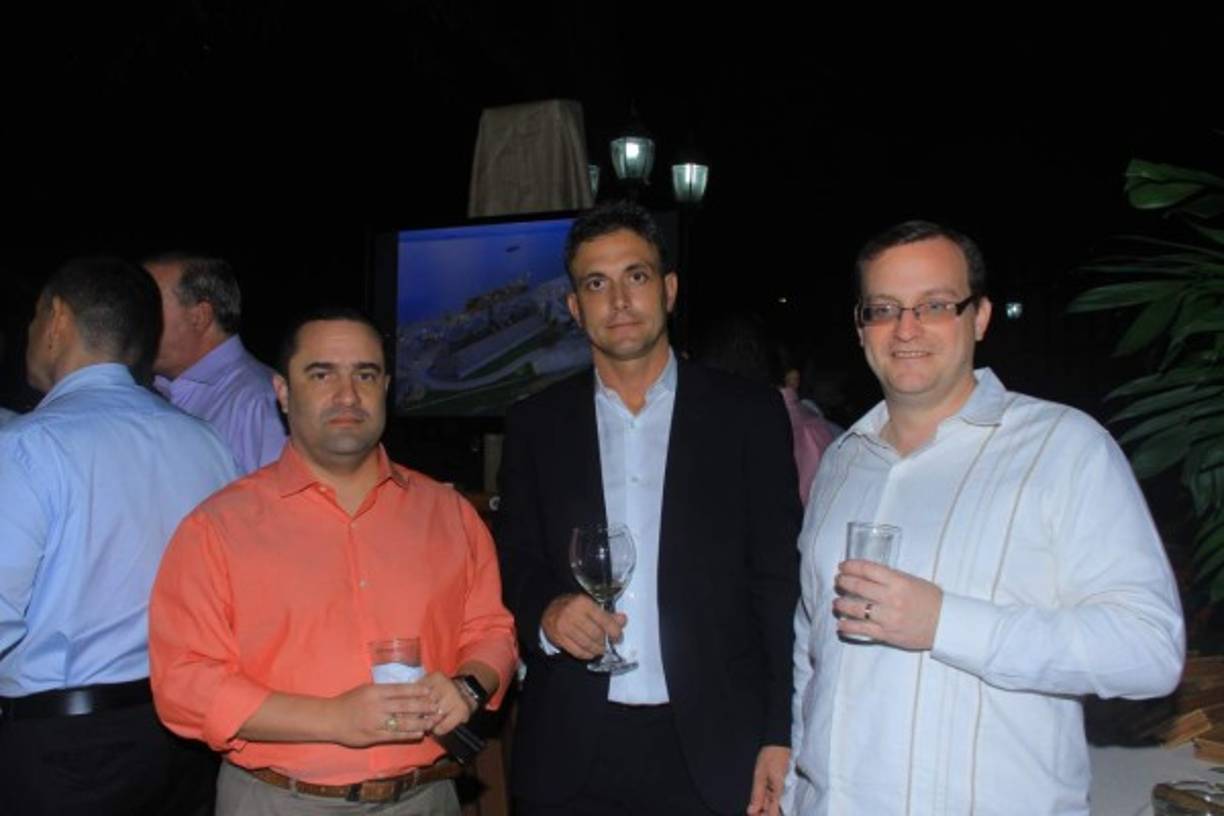 Manuel Dávila, Mariano Turner y Alejandro Terán.