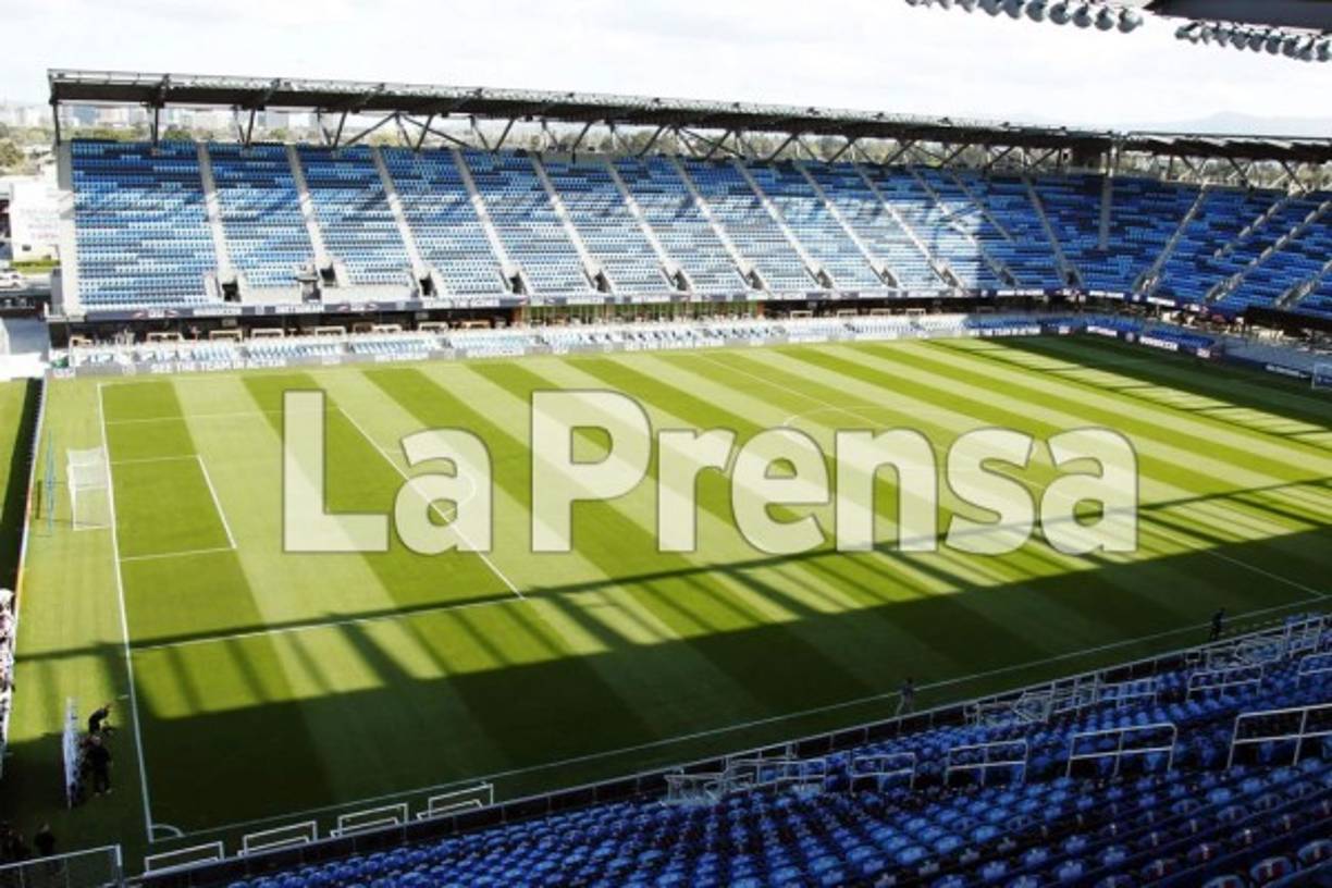 El Avaya Stadium luce espectacular para el encuentro eliminatorio de este viernes.