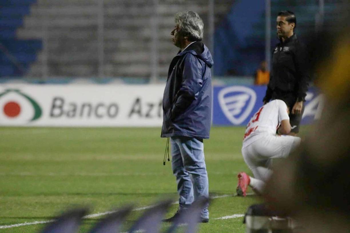 Ramón Maradiaga le plantó un partido serio al Olimpia en el estadio Nacional Chelato Uclés.