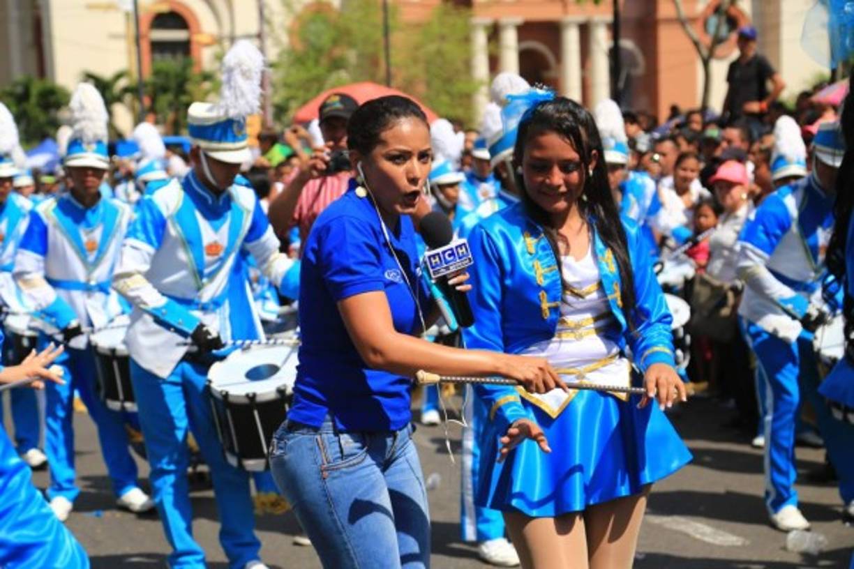 La periodista disfrutó mucho de sus presentaciones.
