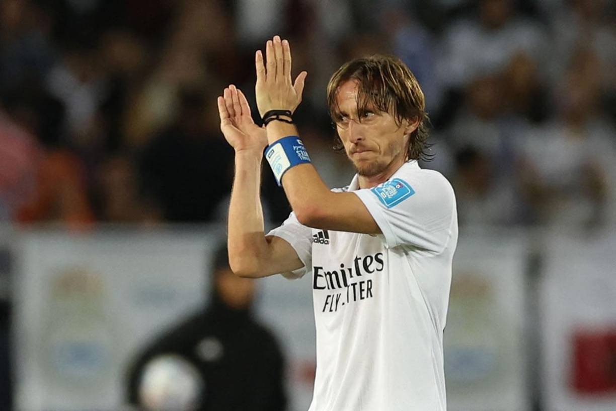 Luka Modric se llevó una ovación al salir de cambio.