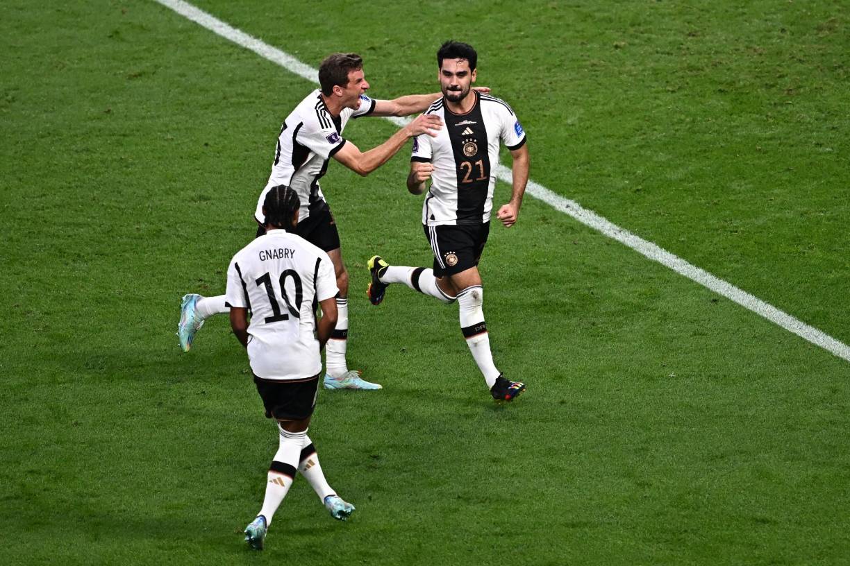 Alemania comenzó ganando el encuentro en el primer tiempo.