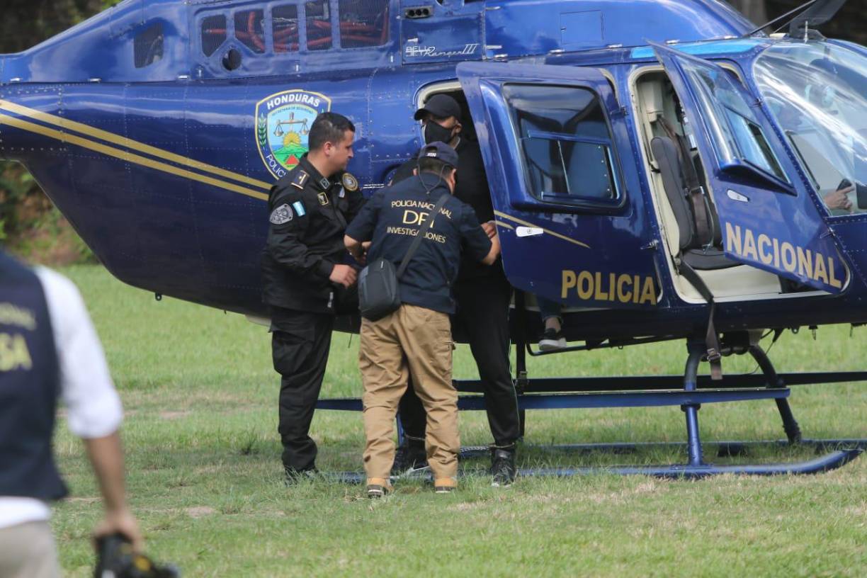 El traslado estuvo a cargo de un equipo especial de la DPI e Interpol Honduras. 