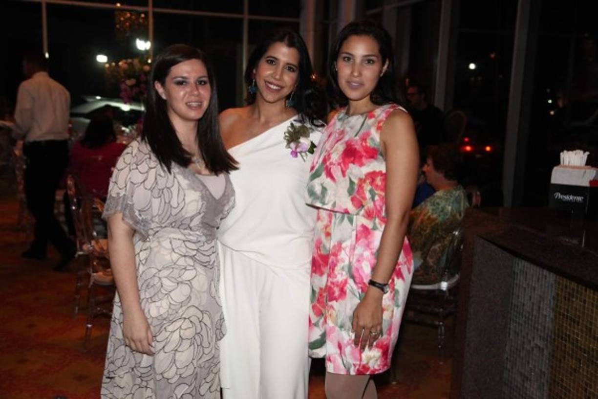 Giordana Kafati, Andrea Handal y Ana Cristina Murillo.