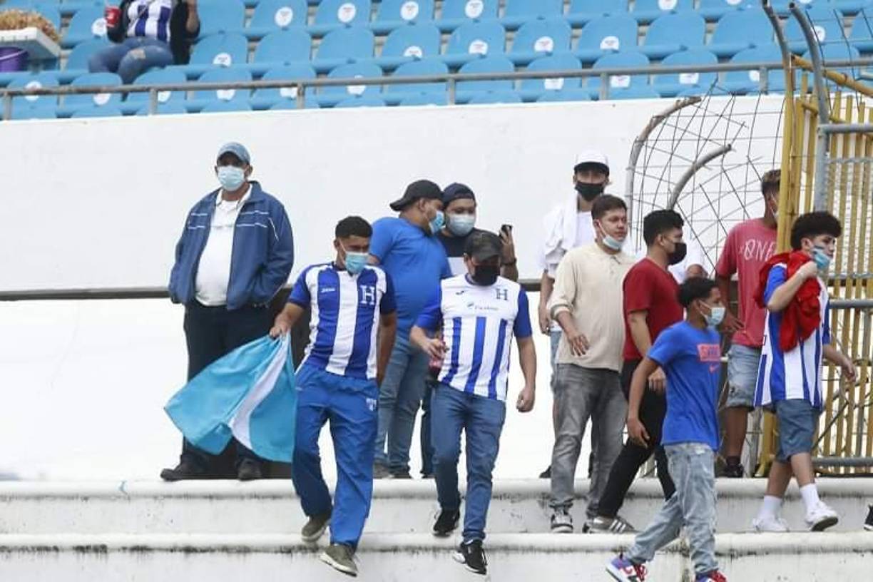 Una pobre entrada se ha registrado para el partido de la Selección de Honduras contra El Salvador.