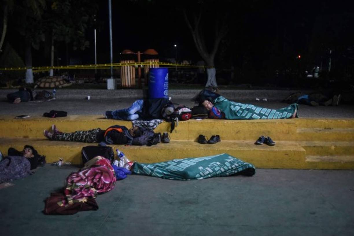 A dos días de su arribo a territorio mexicano, este contingente, en su mayoría conformado por hondureños, no ha dejado de avanzar.