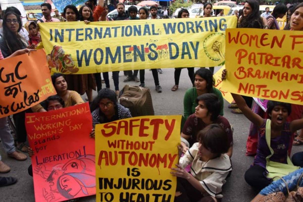 Las mujeres exigen una mayor inclusión y el respeto a sus derechos.