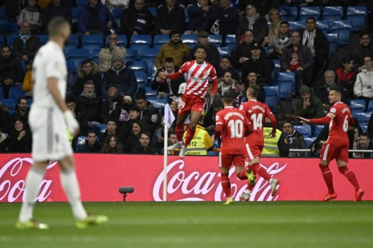 Así festejó el hondureño Antony 'Choco' Lozano su gol contra el Real Madrid.
