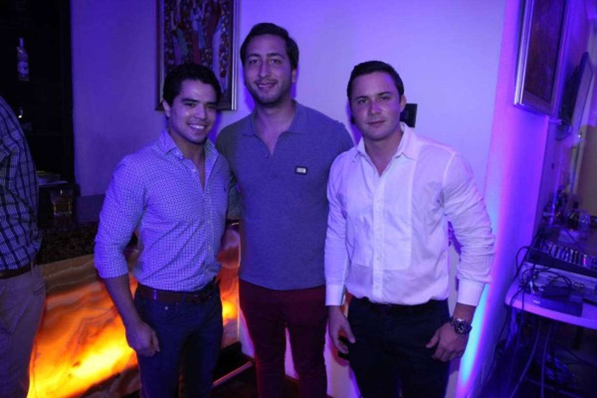 Luis Zúniga, Andrés Rosenthal y Dalton Barrosse.