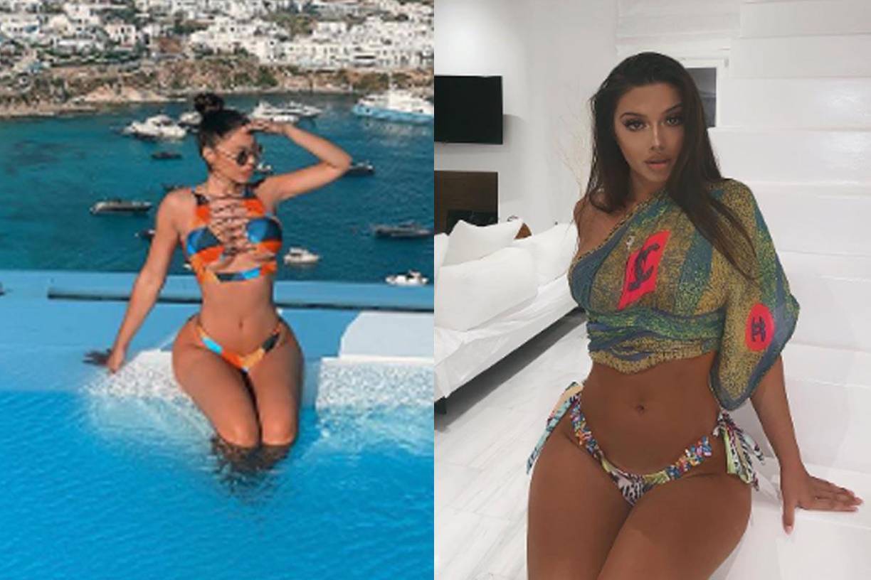 Pesa aproximadamente 121 libras (55 kilogramos). Sus medidas son 36-26-40 pulgadas (91-66-102 centímetros).