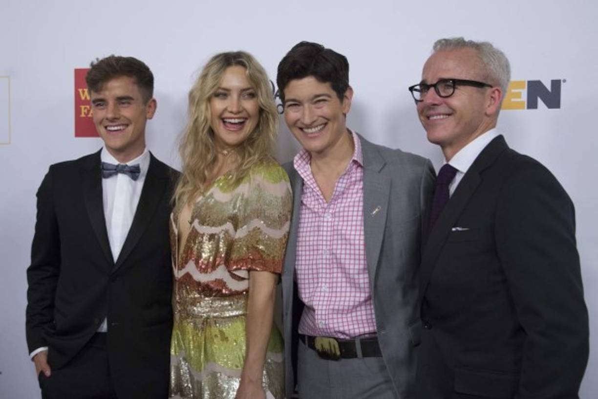 Kate Husdon en un Temperley London en la entrega de los premios GLSEN.