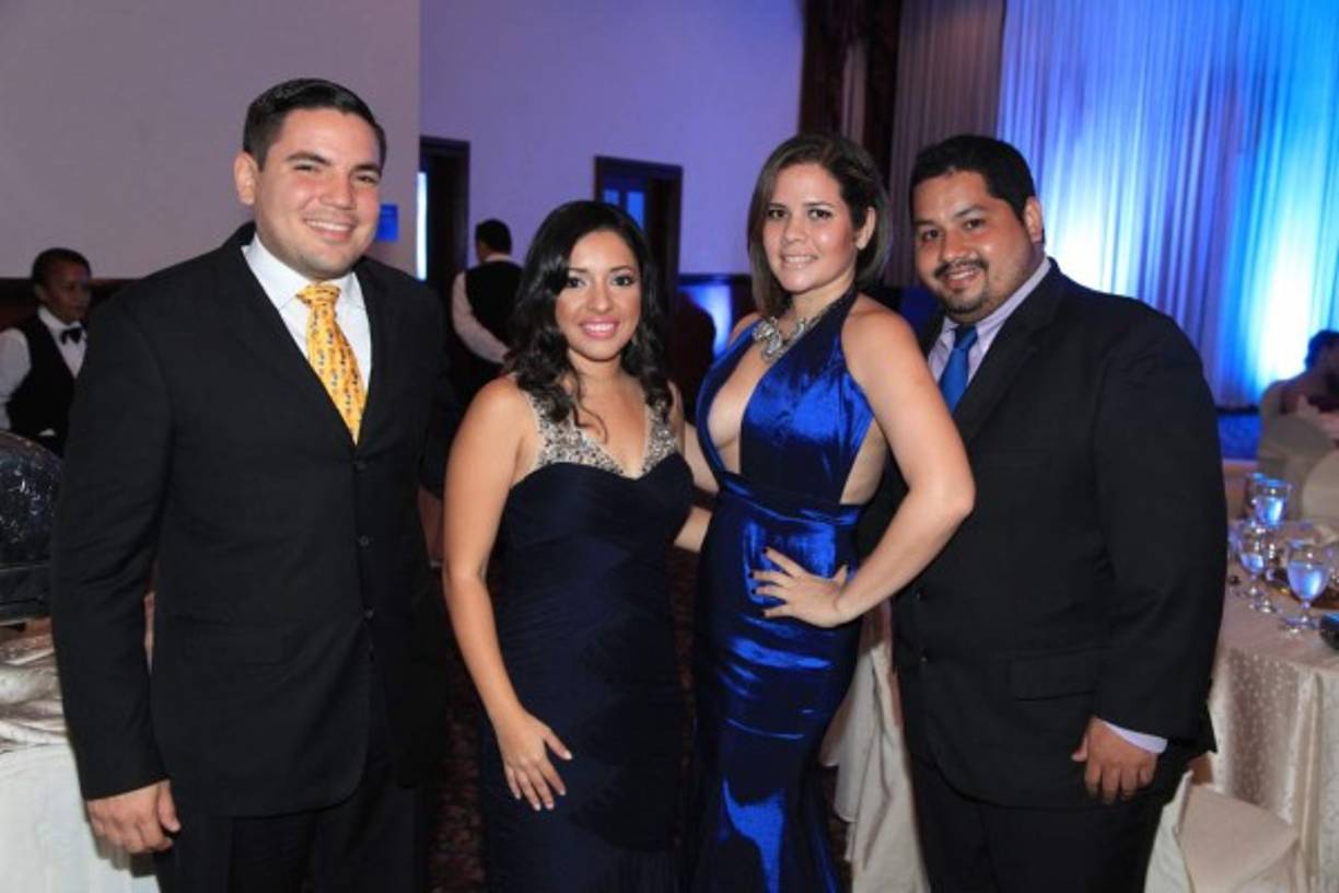 Guillermo Bográn, Gisella Dubón, Alejandra Grande y Armando Burgos.