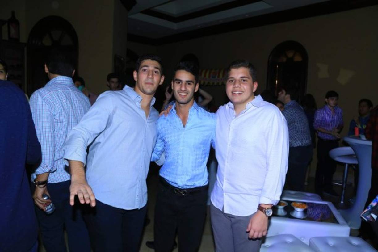 Mario Kafati, Faris Andonie y Eduardo Panayotti .