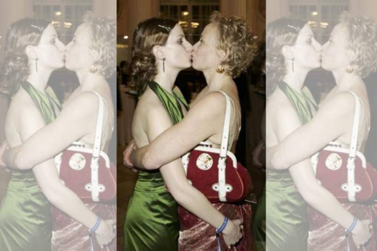 Katja Riemann y Nadine Schori.