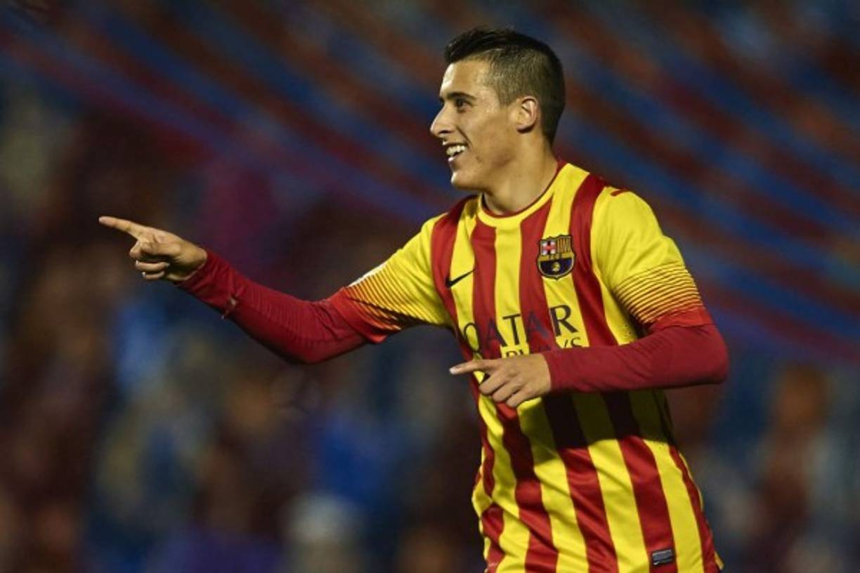 Cristian Tello - Comenzó en La Masía y debutó oficialmente con el Barcelona el 8 de noviembre de 2011 contra el L'Hospitalet de la Segunda División B española, en partido de dieciseisavos de final de Copa del Rey. Se marchó después de tres temporadas en el primer equipo culé.