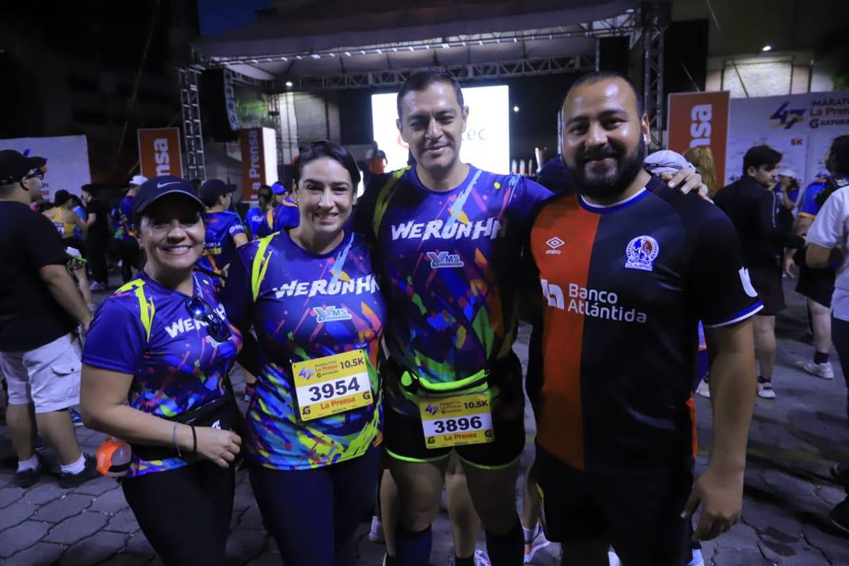 WeRunHN es uno de los equipos que siempre dice presente a la maratón. 