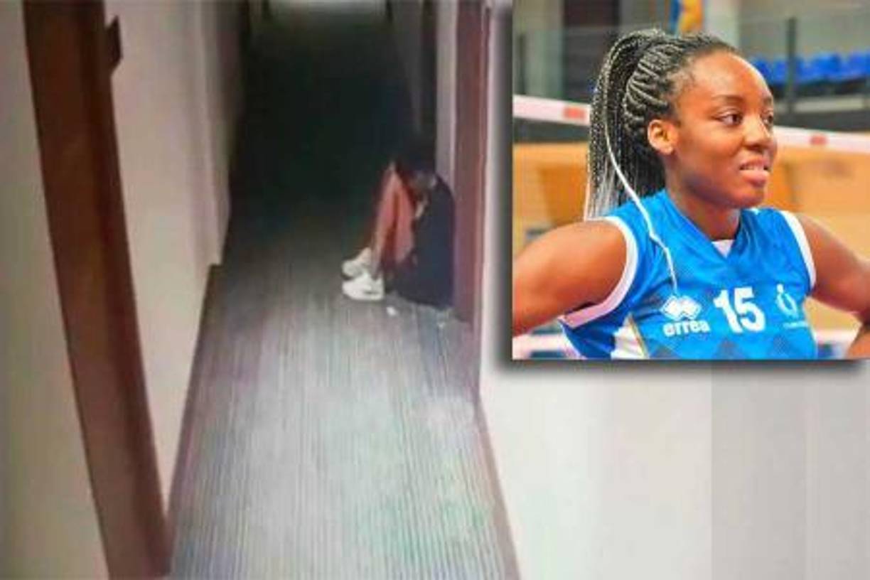 Las cámaras del hotel captaron a Julia de esta manera antes de conocerse su repentina muerte.