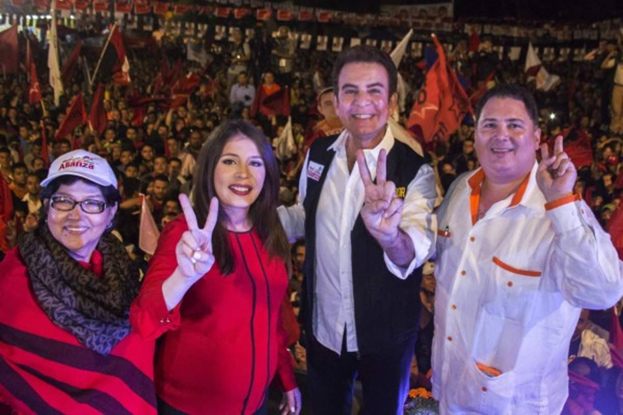 Iroshka Elvir, esposa del candidato presidencial de la Alianza, Salvador Nasralla.