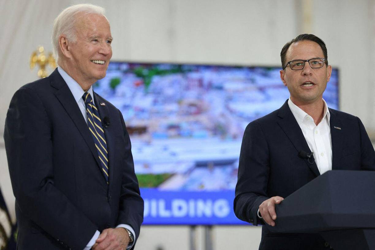 Josh Shapiro, el gobernador de Pensilvania, estado natal de Trump, es otra de las figuras demócratas que suena para un eventual reemplazo de Biden.