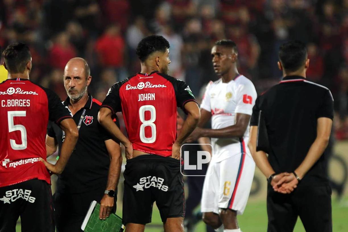 Todo era tristeza en el Alajuelense tras perder el título de la Liga Concacaf 2022.