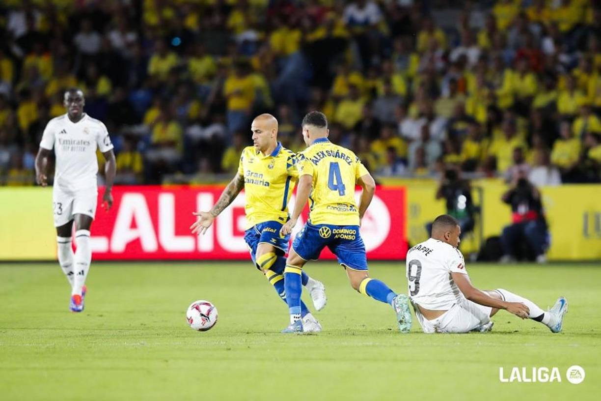 Mbappé no la pasó bien contra Las Palmas y se vio obsesionado con marcar su primer gol con el Real Madrid.